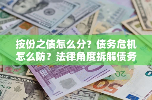 武汉按份之债怎么分？债务危机怎么防？法律角度拆解债务分配与风险自保指南