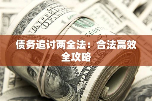 武汉债务追讨两全法：合法高效全攻略