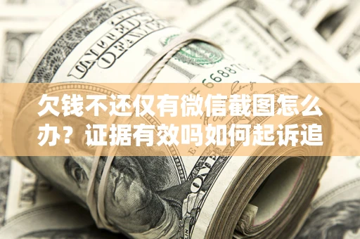 武汉欠钱不还仅有微信截图怎么办？证据有效吗如何起诉追回欠款？