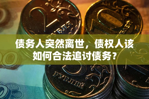 武汉债务人突然离世，债权人该如何合法追讨债务？