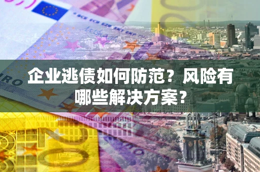武汉企业逃债如何防范？风险有哪些解决方案？