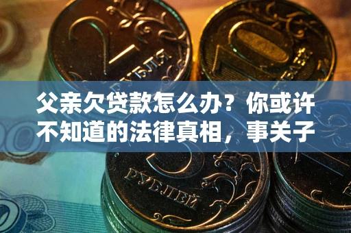 武汉父亲欠贷款怎么办？你或许不知道的法律真相，事关子女未来
