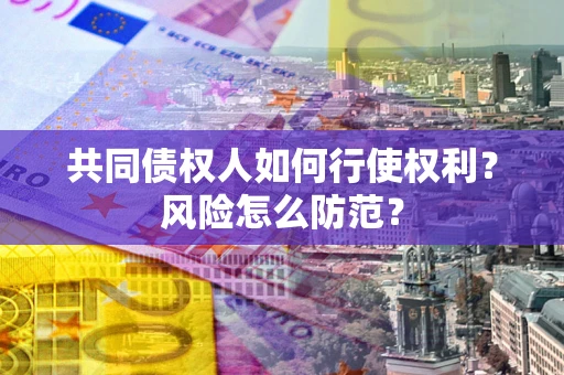 武汉共同债权人如何行使权利？风险怎么防范？