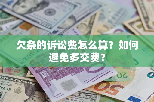 武汉欠条的诉讼费怎么算？如何避免多交费？